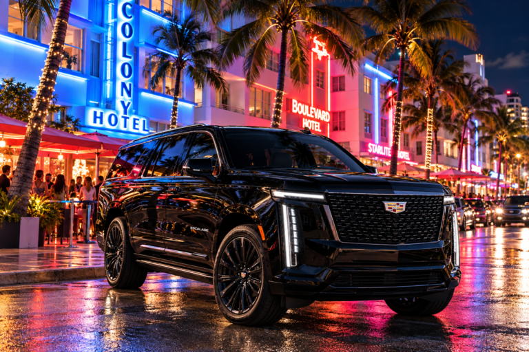 Cadillac Escalade ready for a Miami to Key West transfer