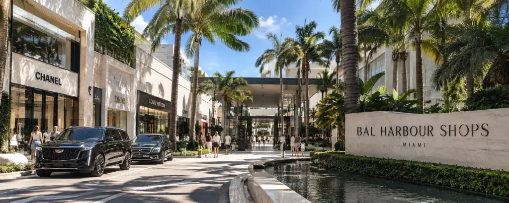 Bal Harbour Shops luxury shopping boulevard